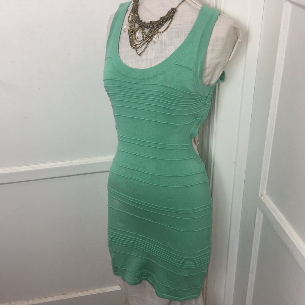Bebe mint bodycon dress